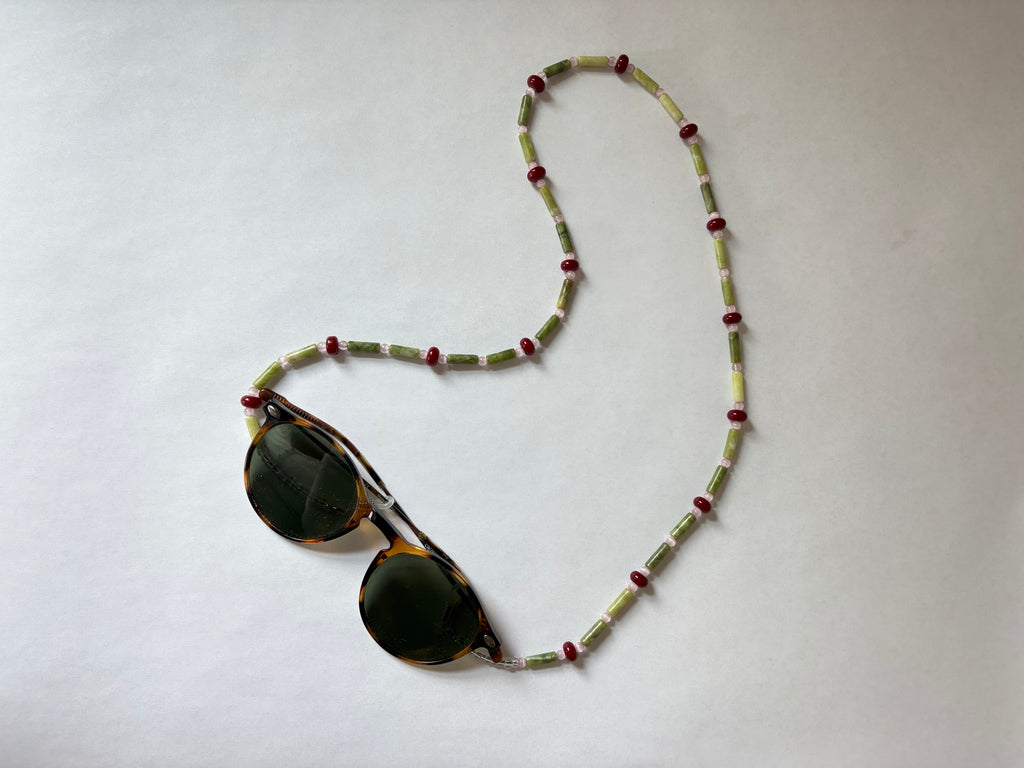 Peony Blossom Glasses Chain