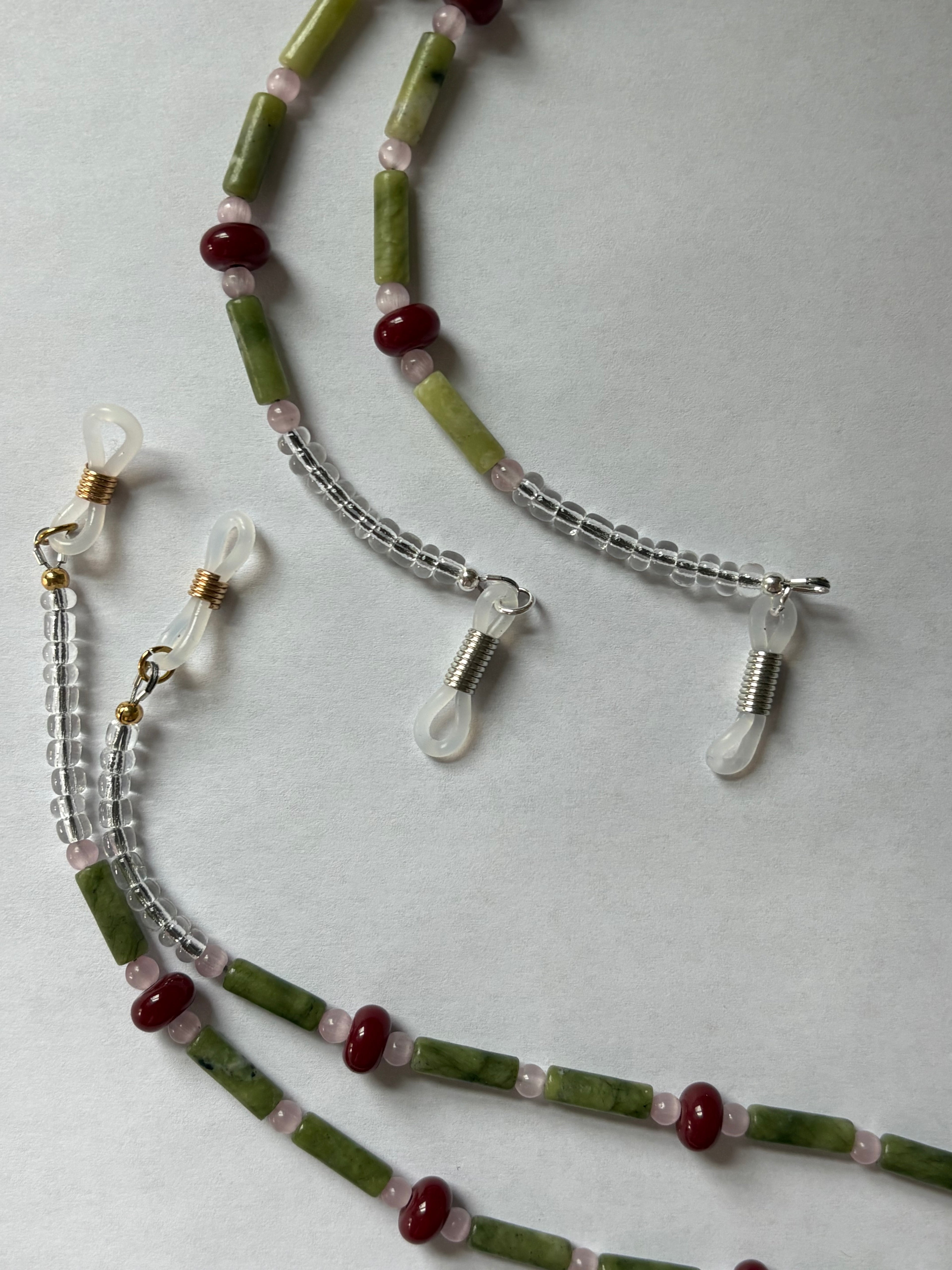 Peony Blossom Glasses Chain
